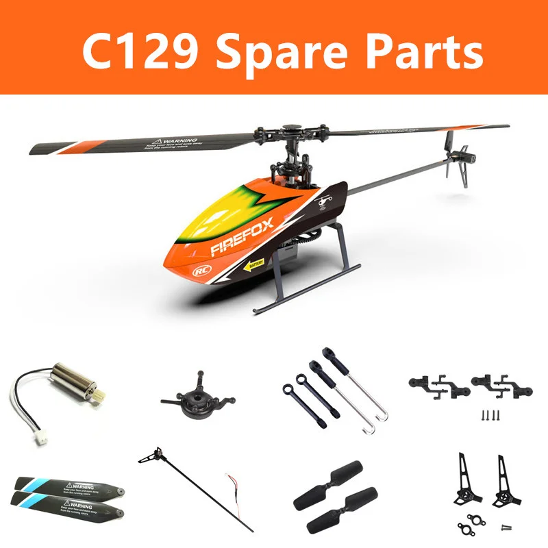 Rc Helicopter Coaxial - Ersatzteilliste für FIREFOX C129 4CH RC-Helikopter: